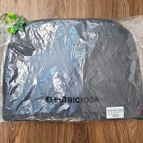 Electric Yoga Black Nylon Lightweight Tote ~ NWT - Picture 5 of 9